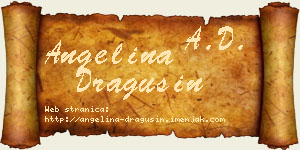 Angelina Dragušin vizit kartica